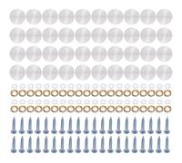 40 Vetro In Acciaio Tappi A Vite Vetro Decorative Coperture Per Viti Arrugginite Per Bagno Del Soffitto Arte Artigianale Artigianato Viti Da Soffitto Da Cucina