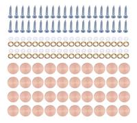 40 Vetro In Acciaio Tappi A Vite Vetro Decorative Coperture Per Viti Arrugginite Per Bagno Del Soffitto Arte Artigianale Artigianato Viti Da Soffitto Da Cucina