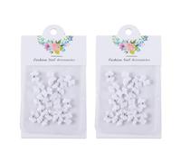 40 x Bowknot Nails Art 3D Bow Nails Decorazioni Gioielli Forniture per unghie acriliche