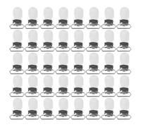 40 x Fermagli per bretelle Ganci per cinghie 20 mm Color argento