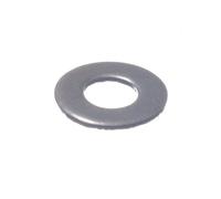 40 X Piatto Acciaio Rondelle BZP Placcato Zinco Intemperie M4 Foro Onestopdiy