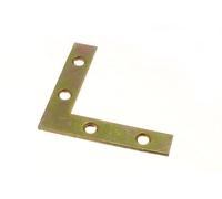 40 X Staffe Angolari Piatte 63Mm (2.5 Pollici) Acciaio Yzp | Onestopdiy N