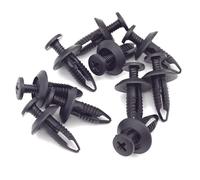 40 X You.S Originale Carenatura Clip Supporto Rivetti Universale 6mm Nero