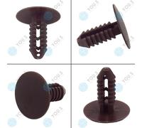 40 X You.S Rivestimenti Interni Clip - Braun - per Fiat Ducato - 1300433670