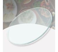 400-1000 mm Piano Tavolo In Vetro Rotondo, Superficie In Vetro Trasparente Temperato 8 mm Di Spessore Smussato Bordo Lucido Tabletop Protector per Patio, Sala Da Pranzo, Caffè, Scrivanie, Tavoli Final