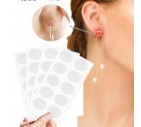 400/300/200/100/50/30 pezzi Cerotti invisibili di supporto per il lobo dell'orecchio, progettati per le donne, prevengono l'allargamento del foro dell'orecchio, design adesivo confortevole, senza prof