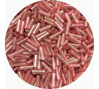 400/800 pezzi da 2 mm e 6 mm, perline di vetro ceco, perline distanziatrici cilindriche a forma di tromba per la creazione di gioielli, orecchini fai da te, collane - 25-6 mm 400 pezzi