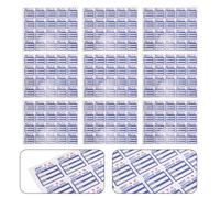 400 adesivi statici per il cambio dell'olio, adesivi promemoria per il