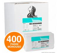 400 Asciugamani Monouso per Parrucchiere Estetista - Altissima qualità, 66 gr/mq