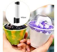 400 bicchieri da 4 oz per granita, resistenti, ideali per la raccolta fondi