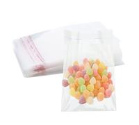 400 Bustine Trasparenti Adesive 8x12cm, Sacchetti Cellophane Ziplock per Alimenti, Caramelle e Biscotti, Alta Trasparenza e Multiuso