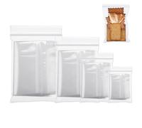 400 Bustine Trasparenti Richiudibili - Sacco di Plastica Transparente per Cucina, Gioielli, Componenti Elettronici e Oggetti Piccoli,Sachetti Plastica Cucina - 4 Dimensioni Diverse