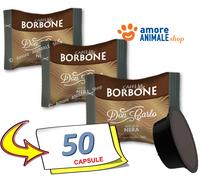 50 Capsule BORBONE Rossa Don Carlo COMPOSTABILI per Lavazza A Modo Mio