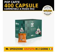 400 Capsule Pop Caffè Compatibili Lavazza A Modo Mio E-Mio Intenso