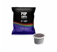 100 Capsule Aroma Vero, Fior Fiore, Lui Pop Caffè E-tuo Miscela Intenso 1 - Pop Caffè