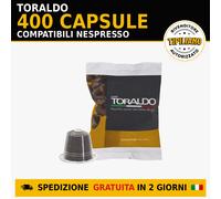 400 Capsule Toraldo Gourmet Compatibili Nespresso Caffè