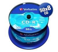 200 CD-R Verbatim Extra Protection 700MB 52X 80 Min Cake Box 43351