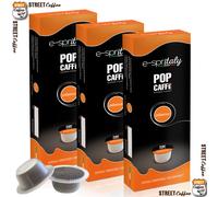 100 Cialde Capsule Caffè Pop E-Spritaly Miscela Intenso Compatibili Caffitaly