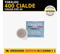 400 Cialde Toraldo Crema di Napoli ESE 44 Caffè Autentico