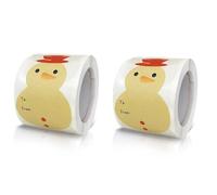 400 Etichette natalizie autoadesive 2x3 pollici Etichette da imballaggio natalizie adesivi per carte regalo Adesivi Babbo Natale pupazzo neve