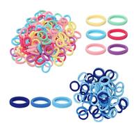 400 Fasce Per Capelli Color Caramella, Sfumature E Combinazioni Colorate, Elevata Elasticità E Nessun Danno Ai Capelli, Adatte Per La Finitura Quotidiana Dell'Acconciatura.