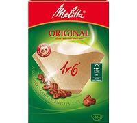 400 filtri per caffè “Melitta Original 1x6” (colore: marrone naturale)