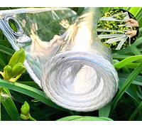 400 g/m² Telo Trasparente per Patio Telo Impermeabile Trasparente con Occhielli in Metallo, Resiste a Forature e Strappi, Tettoia da Giardino in Vetro Morbido Antipioggia, per Esterni Portic