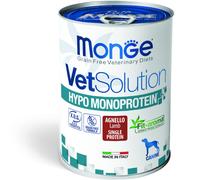 400 g Monge VetSolution Cane Hypo Monoprotein Alimento Dietetico Completo Cibo Umido per la Riduzione di Intolleranze con Agnello Grain Free