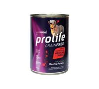 Prolife Dog Grainfree Adult Medium Large Manzo e Patate - Lattina Da 400 Gr - CONFEZIONE RISPARMIO