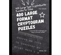 400 Large Format Cryptogram Puzzles