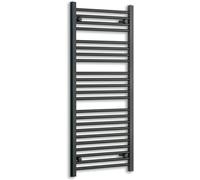400 mm di larghezza, nero riscaldato scaldasalviette dritto piatto bagno caldo radiatore rack riscaldamento centralizzato Turkish Zone (1200 mm di altezza)