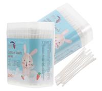 400 PCS/2 Cotton Buds Bastoncini Cotonati Fioc Tamponi Di Sicurezza