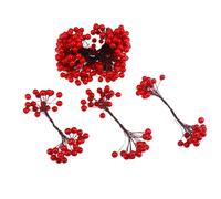 400 Pcs Bacche Per Ghirlande Frutti Di Bosco Artificiale Artificiali