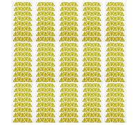 400 Pezzi Adesivo di Avvertimento Elettrico Giallo Nero Triangolare, Carta | Etichette di Sicurezza Triangolari, Alta Visibilità, Testo di Cautela, per Quadri Industriali e Cantieri