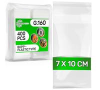 400 Pezzi Bustine Adesive Trasparenti 7 x 10 cm BOPP - Food Safe - Sacchetti Trasparenti con Adesivo per Confetti Caramelle Biscotti - Spessore 0,04 mm G.160 - ONIX TECH