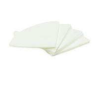 400 pezzi di carta da filtro for caffè - misure 01, 02, carta da filtro in carta naturale, a prova di perdite, adatta for la preparazione del caffè a mano(White 400pcs,V02(2-4 servings))