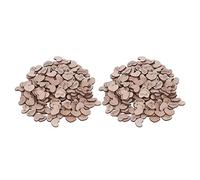 400 pezzi di coriandoli a forma di cuore in legno con retro piatto e densità, decorazione fai-da-te per matrimoni, addii al nubilato, San, artigianato per anniversari con