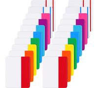 400 Pezzi Etichette 2 Pollici Index Tab Adesive, Bandiere di Etichette Scrivibili Bandiere per Pagine o Indicatori di Libri, Note di Lettura, Classificare i File, 20 Set 10 Colori (Stile A, 400 Pezzi)