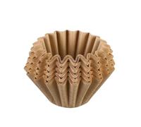 400 pezzi Filtri for caffè in carta for filtro a goccia, tipo a, for fatto a mano, in polpa di legno, a, ondulato, ciotola for torta origami Per Macchine Pour-Over(Brown,M)