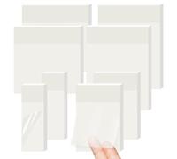 400 Pezzi Foglietti Adesivi Trasparenti, Sticky Notes Impermeabili, 4 Formati di Segnapagina Blocchetti Memo Autoadesivi, Note Adesive Trasparenti, Regali per Studenti Bambini, Festa Compleanno