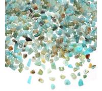 400 Pezzi Perline di Pietre Preziose Naturali Blu 5-8mm, Pietre Preziose Vere per Gioielli Irregolari, Pietre Naturali Piccole con Fori per la Creazione di Gioielli Fai da Te