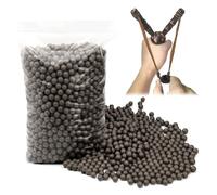 400 Pezzi Sfere per Fionda,Slingshot Mud Ball,Sfere Scciaio per Fionda,Bersaglio Fionda Sfere Palla di Argilla Ottimo Regalo per Gli Amanti Della Fionda, con Qualsiasi Fionda da Caccia (8mm）