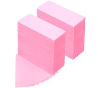 400 Pezzi Strisce di Cera Non Tessuta Strisce Depilatorie Viso e Corpo Carta Cerata per Epilazione (Rosa)