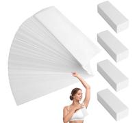 400 strisce di cera per il viso, grandi strisce di cera per il viso in tessuto non tessuto, resistenti agli strappi, strisce per ceretta per corpo, gambe, braccia, viso, ascelle, petto, delicate e non