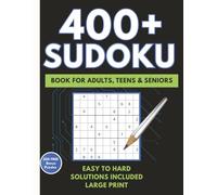 400 Sudoku Puzzle Book for Adults
