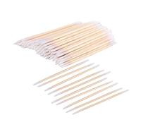 400 tamponi di cotone, tamponi di cotone bifacciali, tamponi di cotone, tamponi di sicurezza, forma di pizzo, tamponi di cotone, adatti per la pulizia delle orecchie, bellezza e cura della pelle