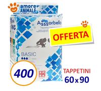 400 Tappetini Assorbenti Cane BASIC 60x90 - Traverse per cani cuccioli Fuss Dog
