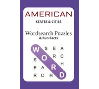 400 Word Word Search & 1001+ Fun Facts: USA Cities & States Premium Edition: Challenging Large Print Puzzles with Over 1000 Facts-4 per State, 3 per ... Seniors & Kids | With Solutions & Trivia