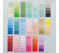 4000/3200/2400/1600/800/200 pezzi Linguette indice trasparenti sottili e scrivibili multicolore, Note adesive impermeabili, Raccoglitori per ufficio, Ritorno a scuola, Laurea, Regalo di apprezzamento 
