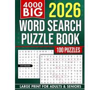 4000 Big Word Search Book for Adults and Seniors with 100 Puzzles: Large Print WordFind to Sharpen Focus, Boost Vocabulary & Relax (The Perfect Gift for Puzzle Lovers)